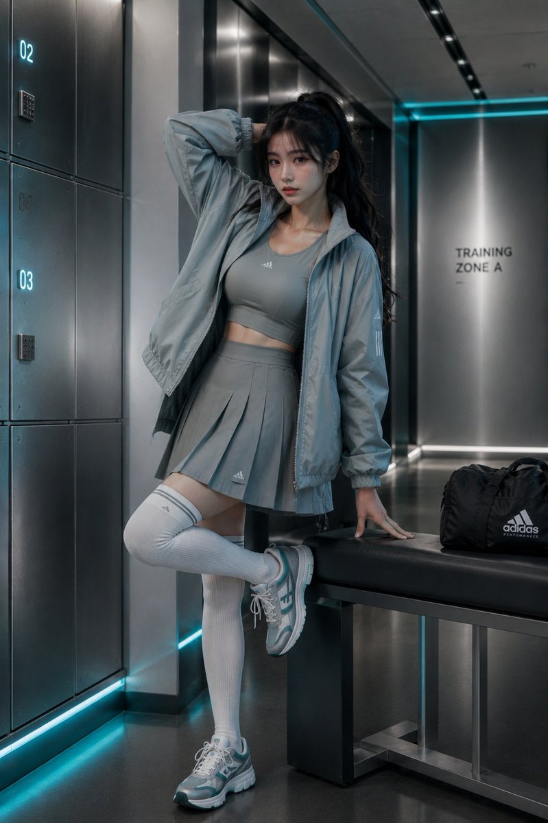 Luxury Athleisure Fashion Campaign - AI image template preview
