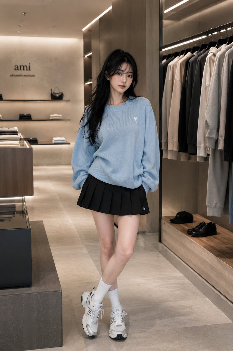 Minimalist Boutique Fashion Editorial - AI image template preview