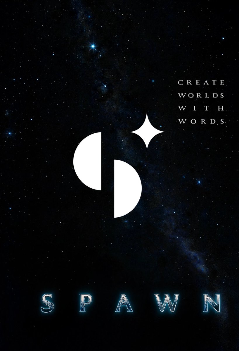 Cosmic Spawn Brand Poster - AI image template preview