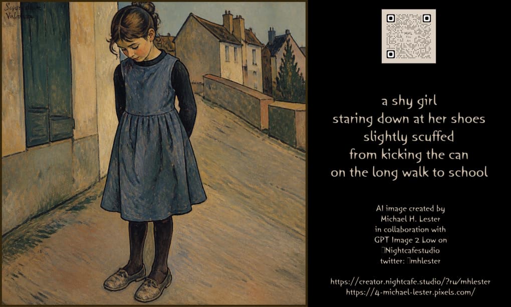 Nostalgic Girl with Scuffed Shoes preview