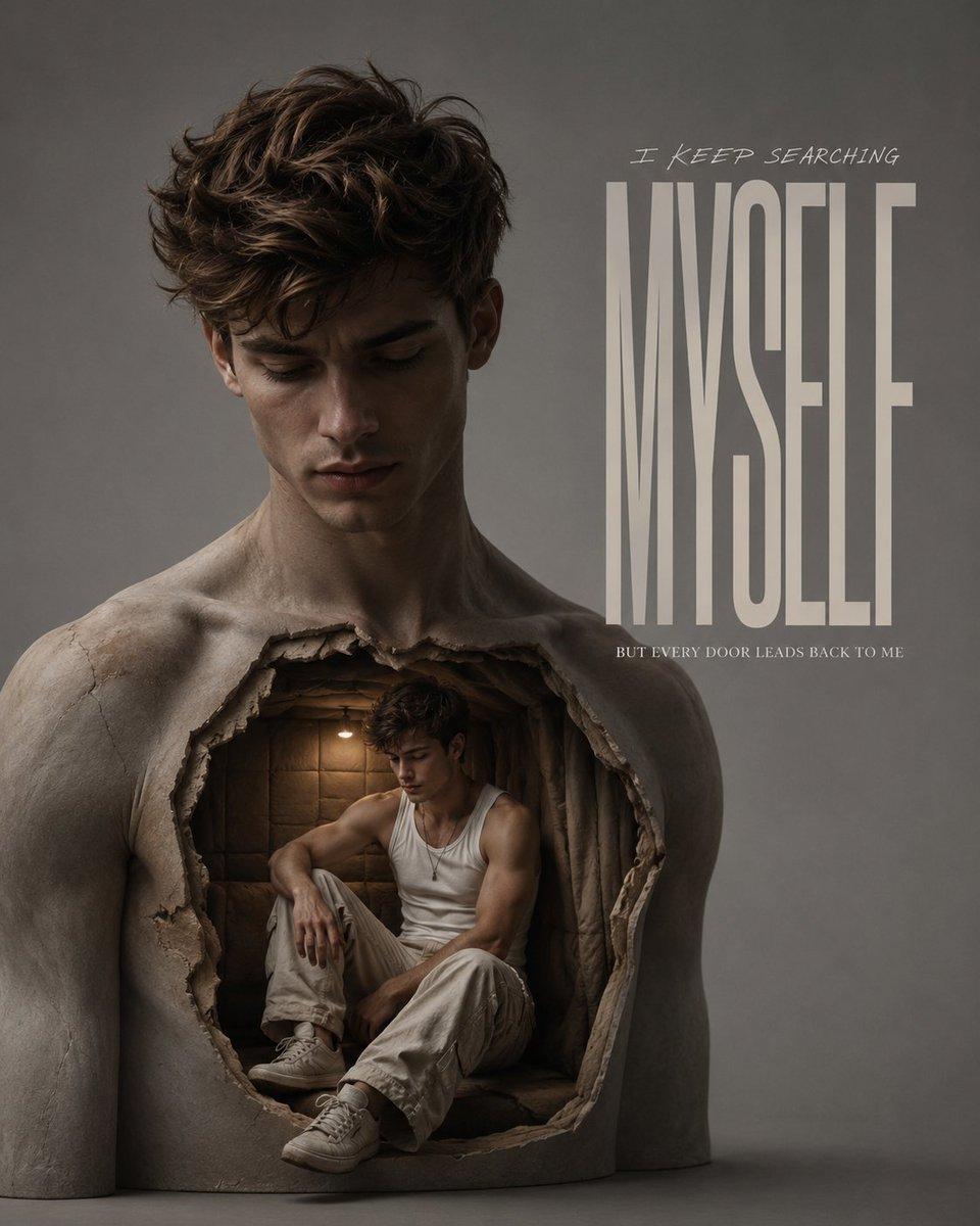 Surreal Chest Sculpture Fashion Campaign - AI image template preview