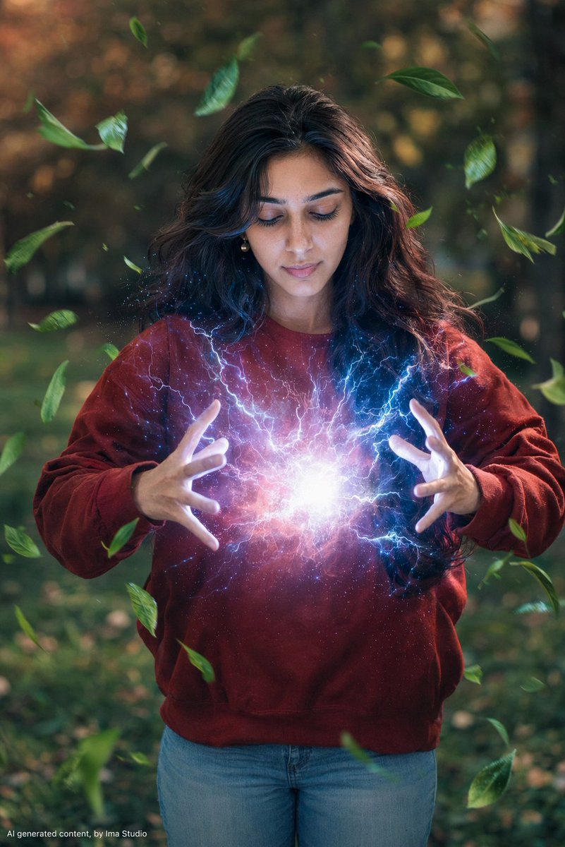 Magical Realism Energy Summoning - AI image template preview