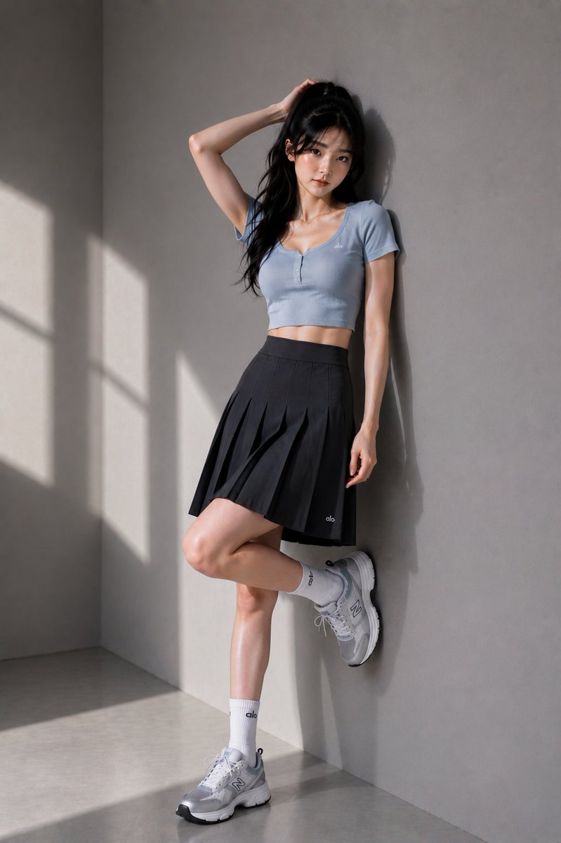East Asian Fashion Editorial - AI image template preview