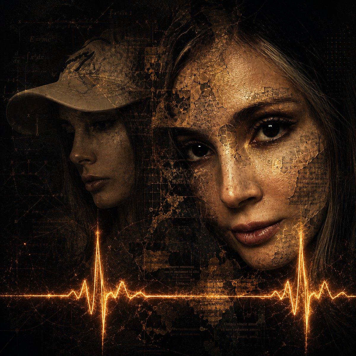 Surreal Dark Digital Collage - AI image template preview