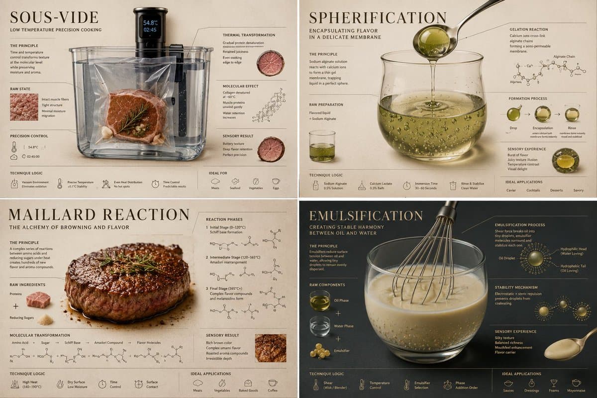 Luxury Culinary Chemistry Poster - AI image template preview
