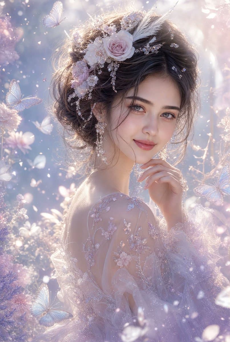Ethereal Fantasy Portrait - AI image template preview