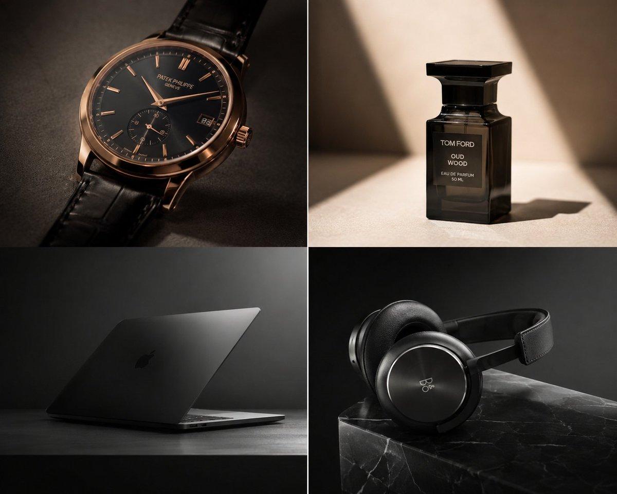 Premium Luxury Tech Editorial Style - AI image template preview