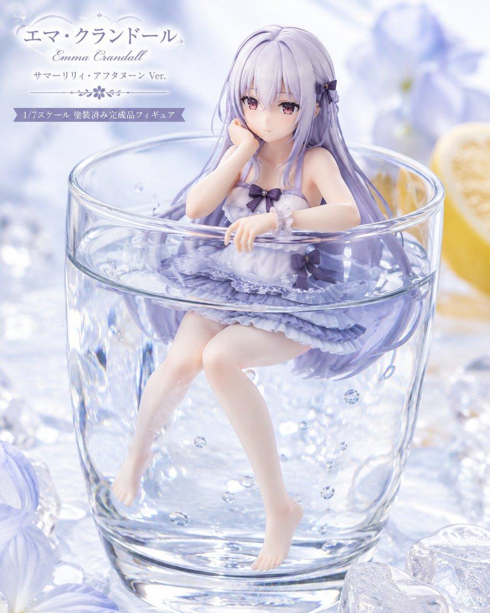 Pastel Anime Figure in Sparkling Glass preview