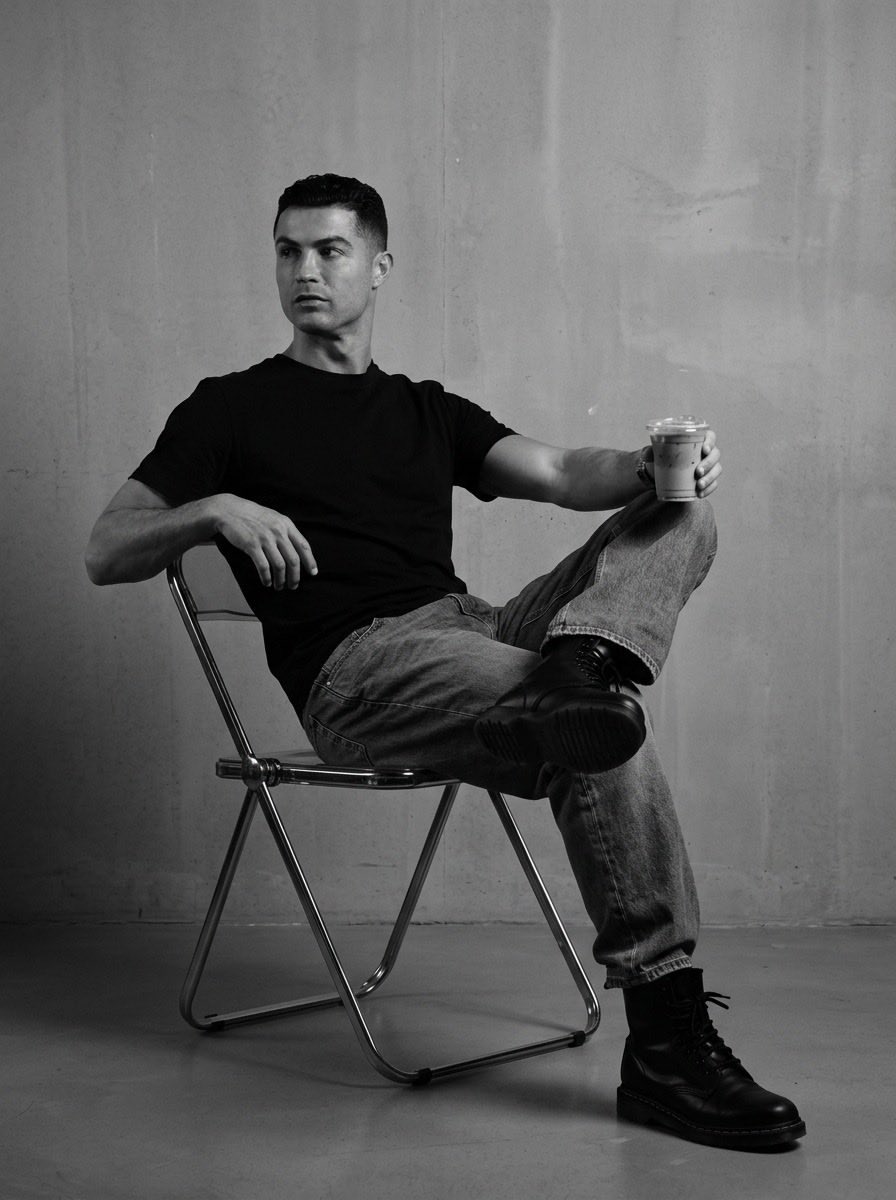 Industrial Studio Fashion Portrait - AI image template preview