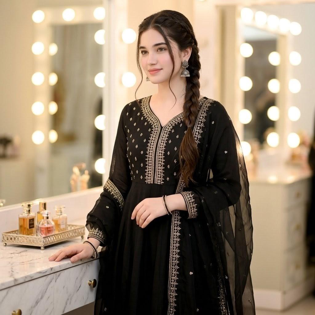 Indian Ethnic Wear Portrait - AI image template preview