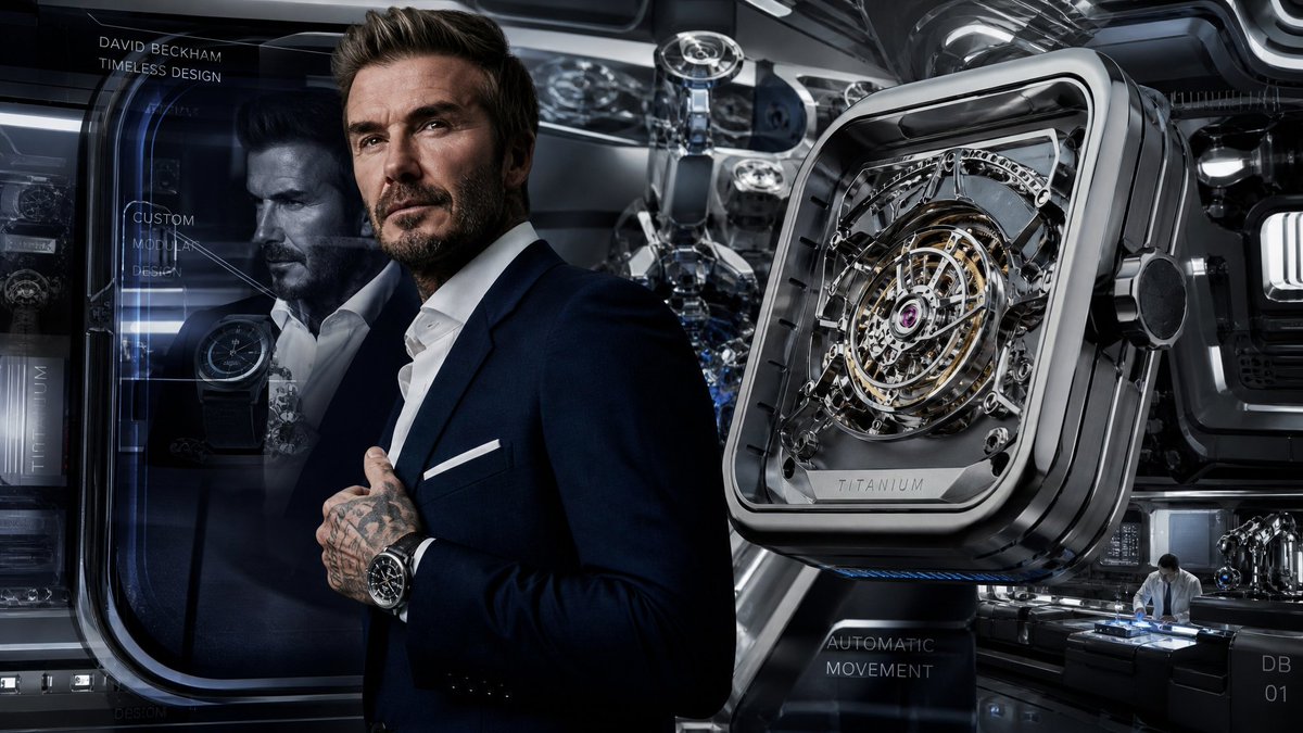 Futuristic Luxury Watch Ad - AI image template preview