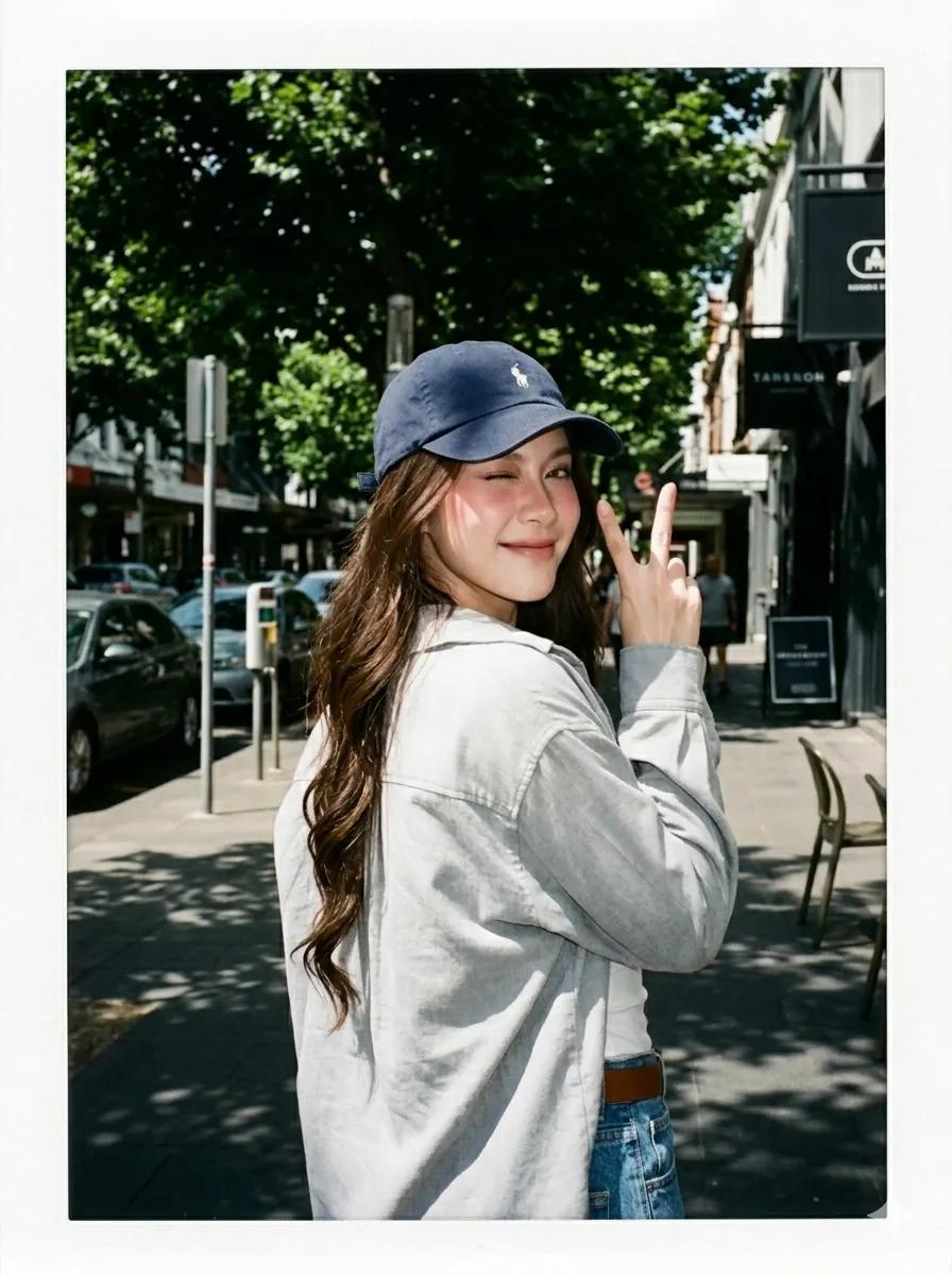 Summer Street Lifestyle Photography - AI image template preview