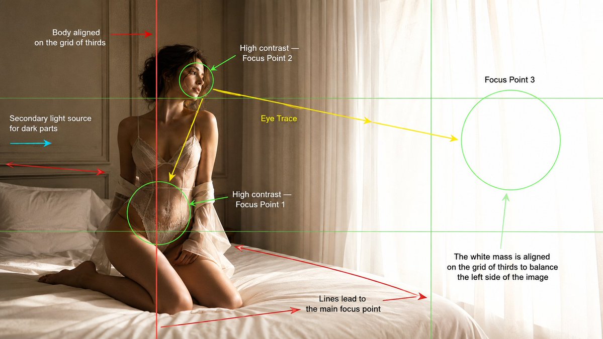 Cinematography Composition Analysis Frame - AI image template preview