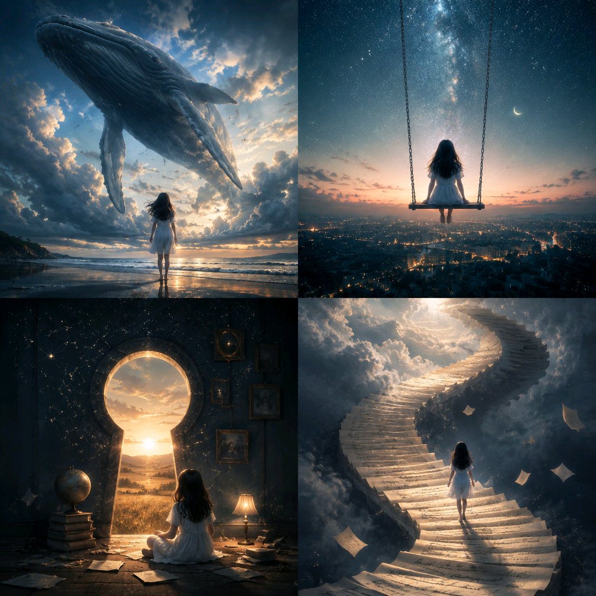 Conceptual Visual Metaphor Template - AI image template preview