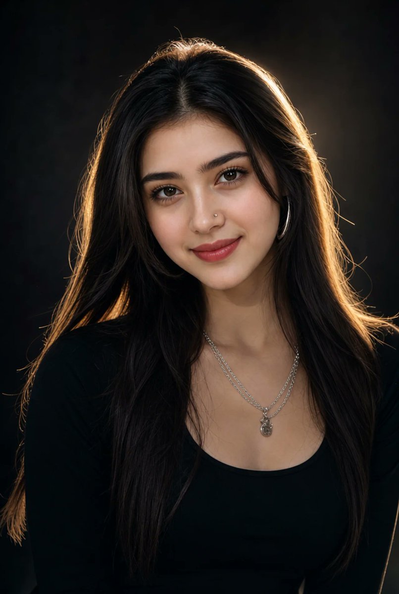 Hyper-realistic Portrait with Cinematic Lighting - AI image template preview