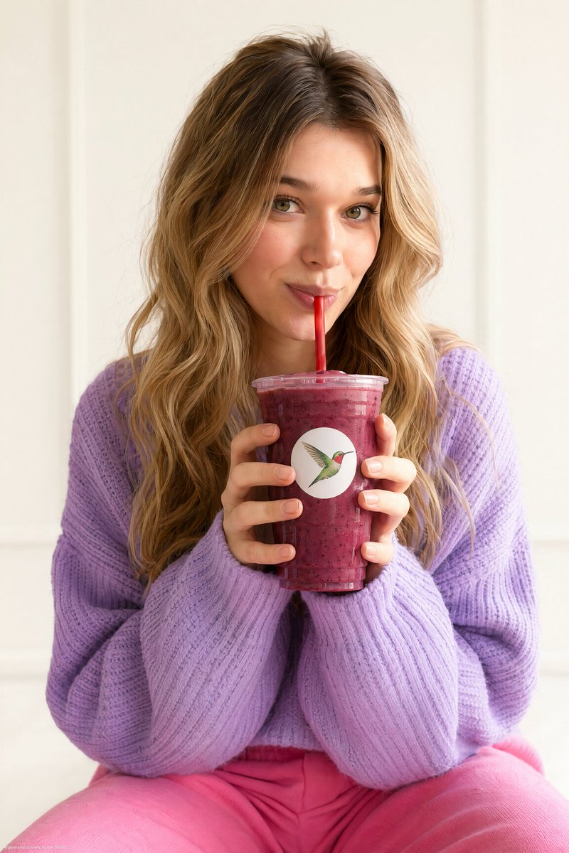 Commercial Lifestyle Beverage Photography - AI image template preview
