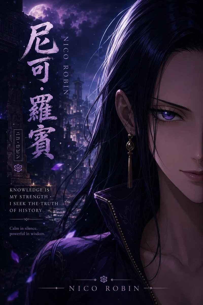 Anime Adventure Character Poster Design - AI image template preview