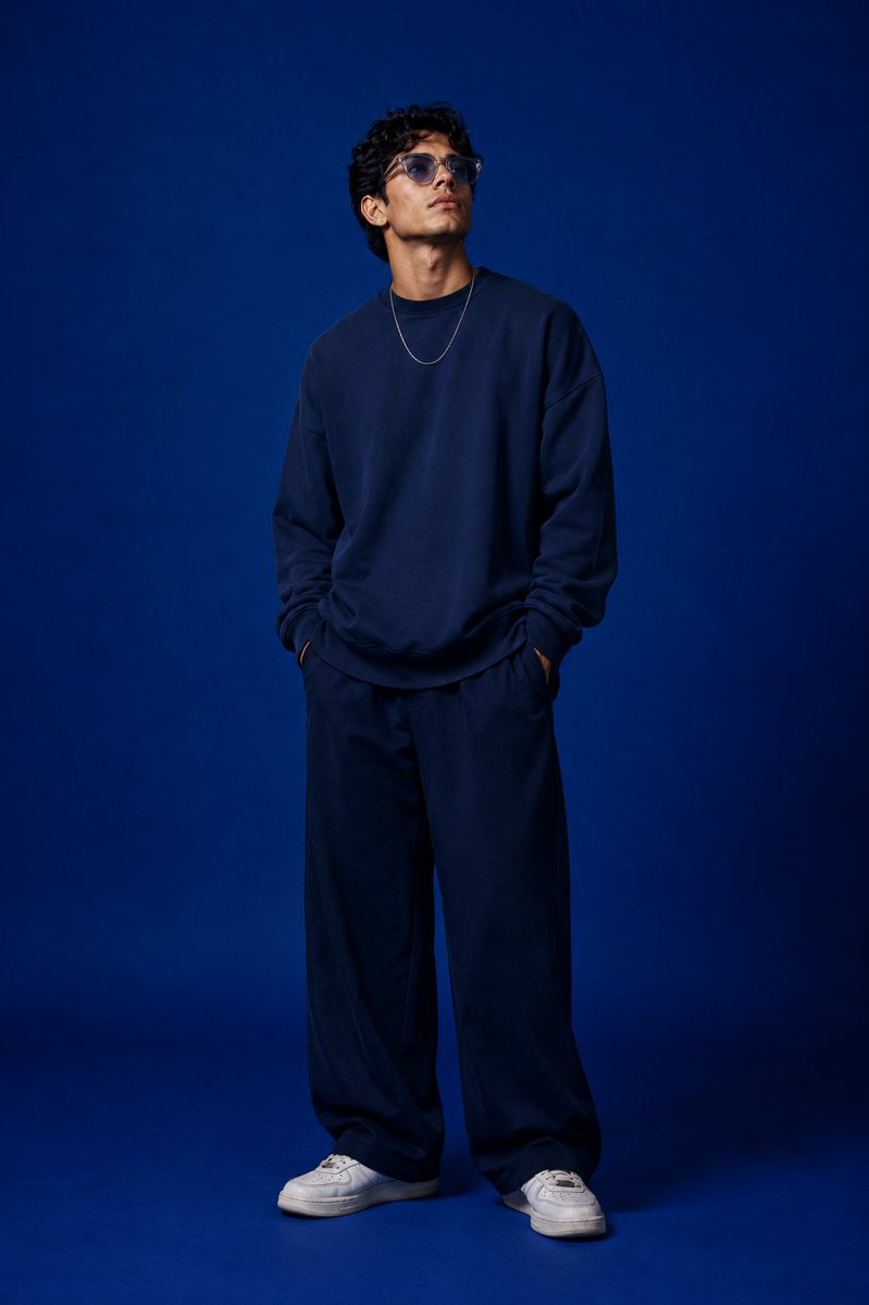 Studio Fashion Portrait Character Swap - AI image template preview