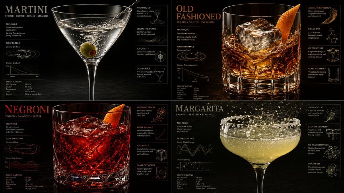 Luxury Mixology Fluid Dynamics Poster - AI image template preview