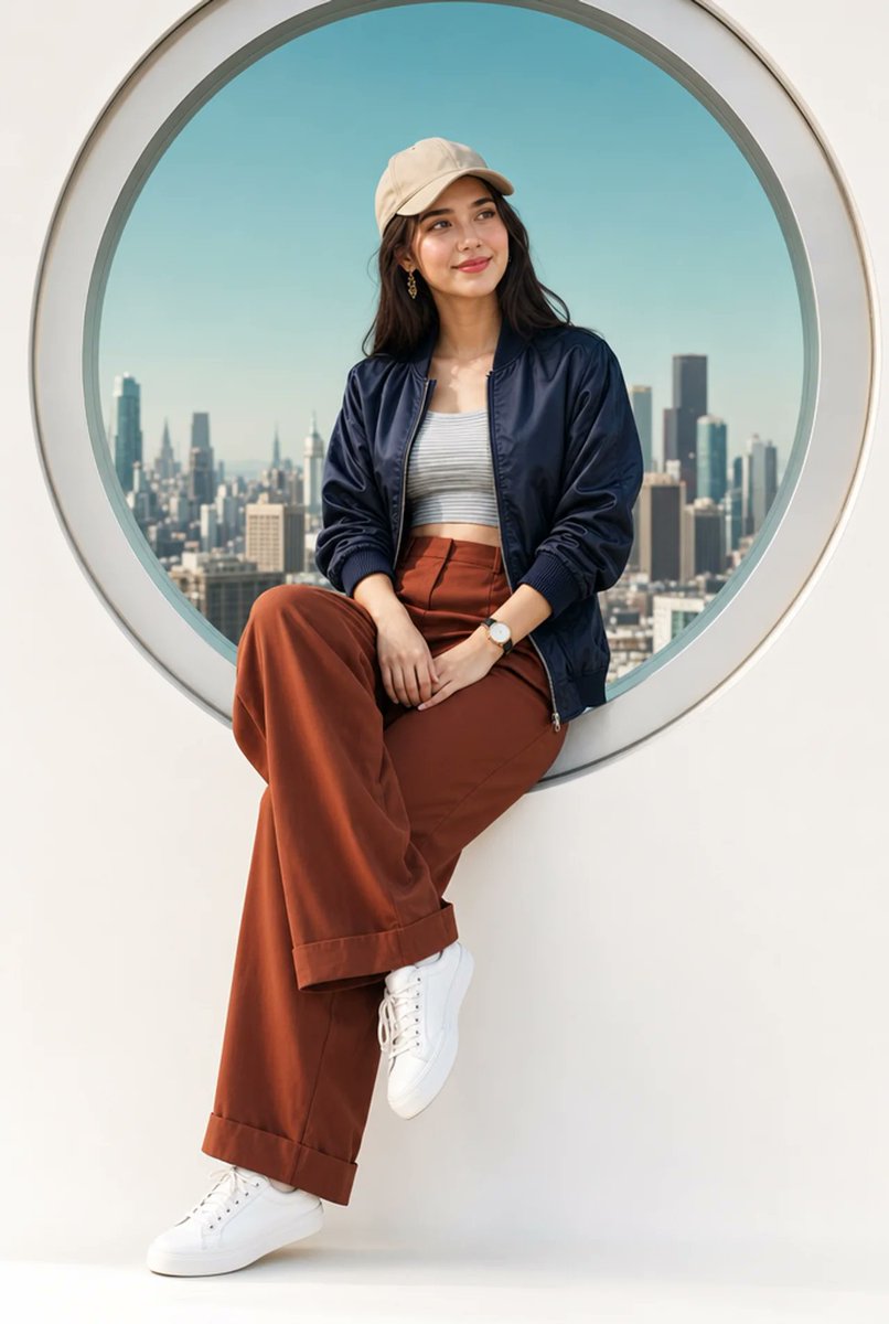 Urban Portal Fashion Photography - AI image template preview