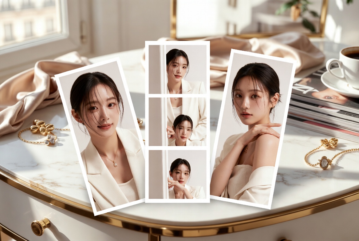 Luxury Vanity Photo Prints - AI image template preview