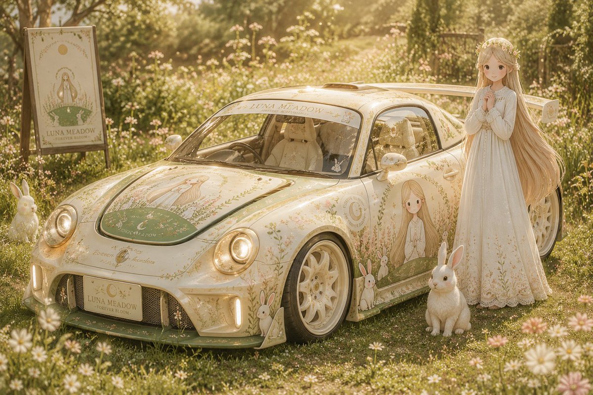 Custom Anime Itasha Vehicle Generator - AI image template preview