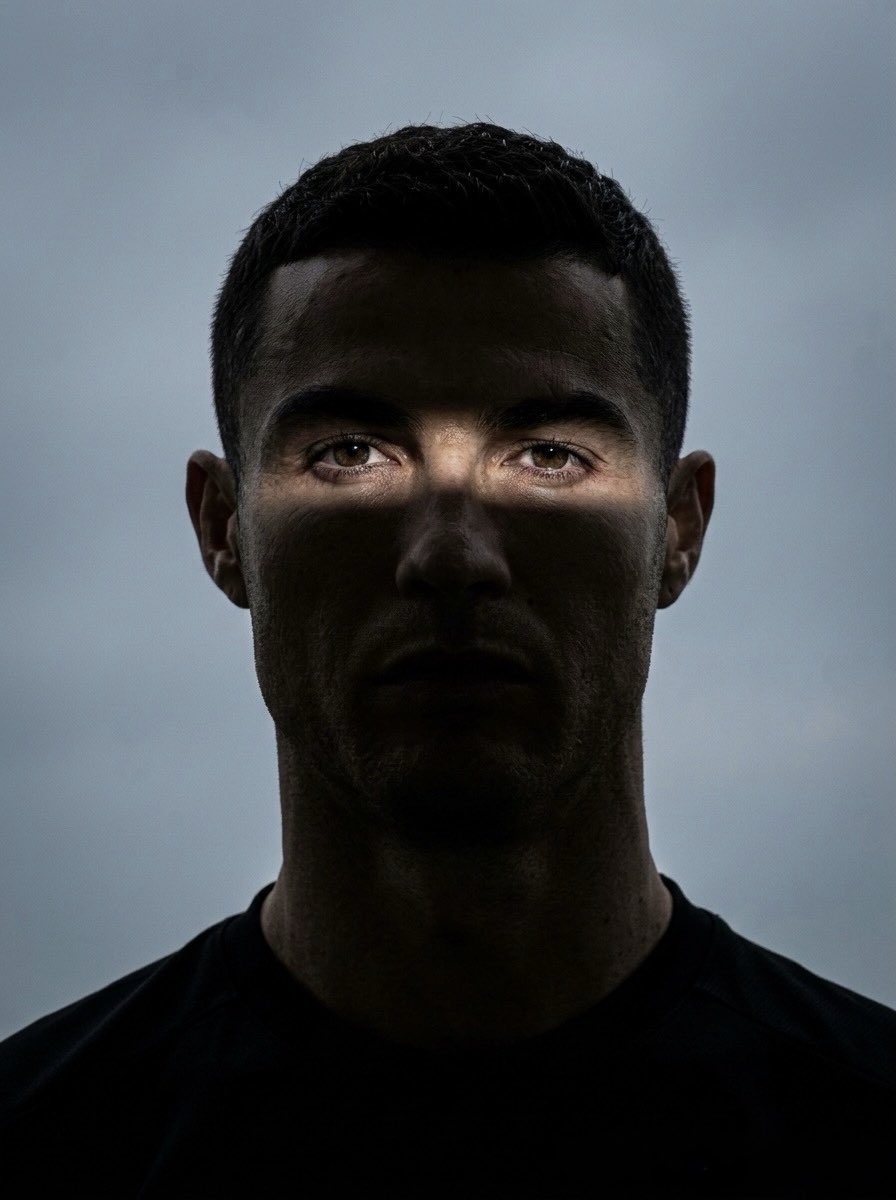 Moody Cinematic Eye Portrait - AI image template preview