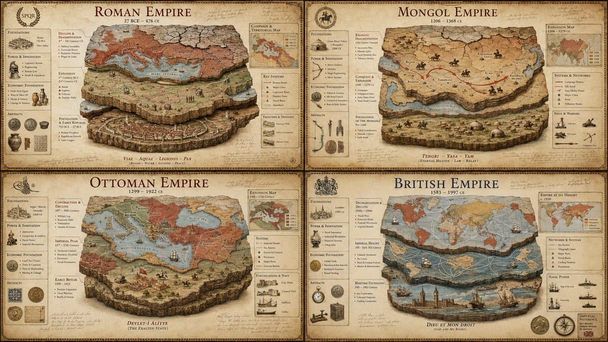 Luxury Empire Stratigraphy Poster - AI image template preview