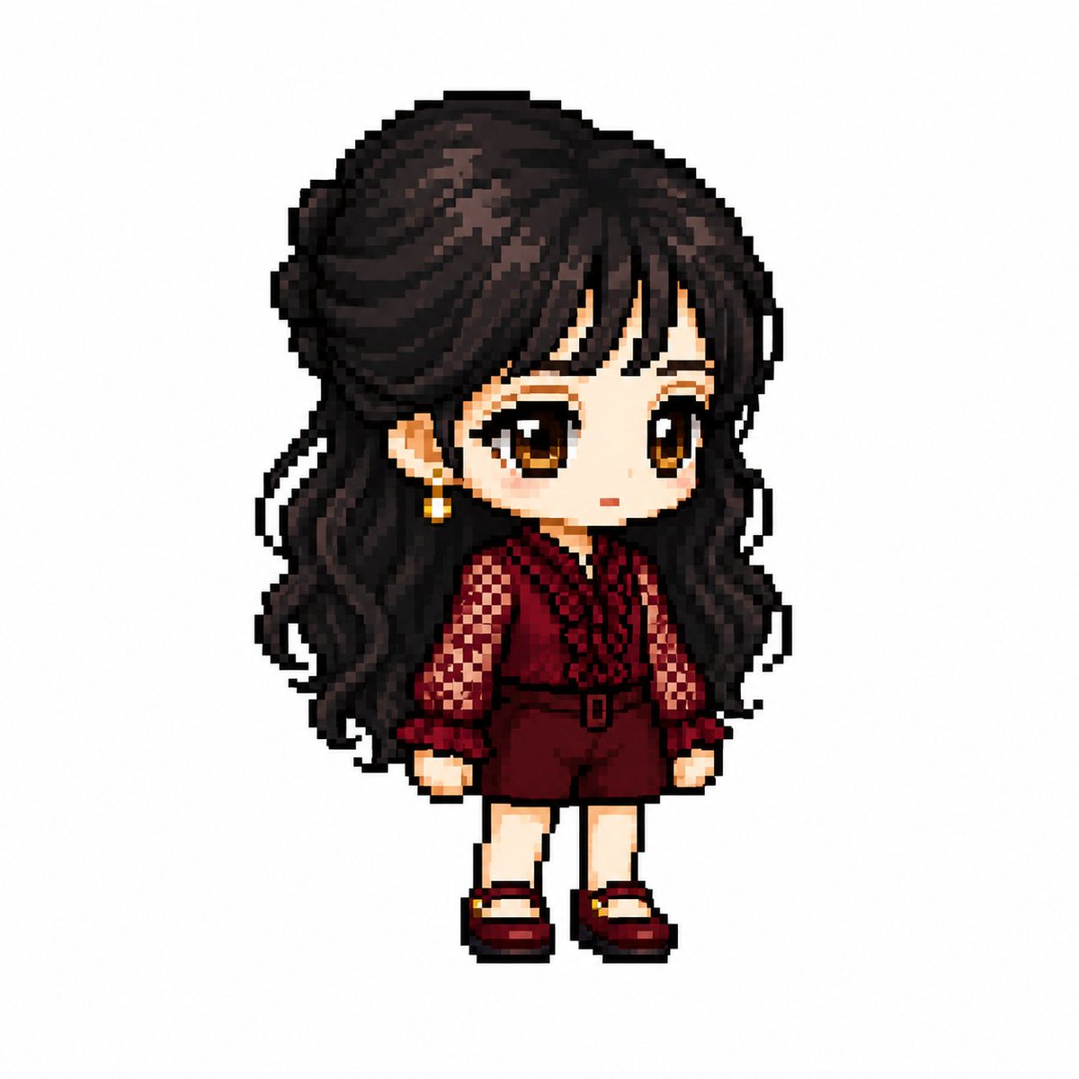 MapleStory Style Pixel Art Avatar - AI image template preview