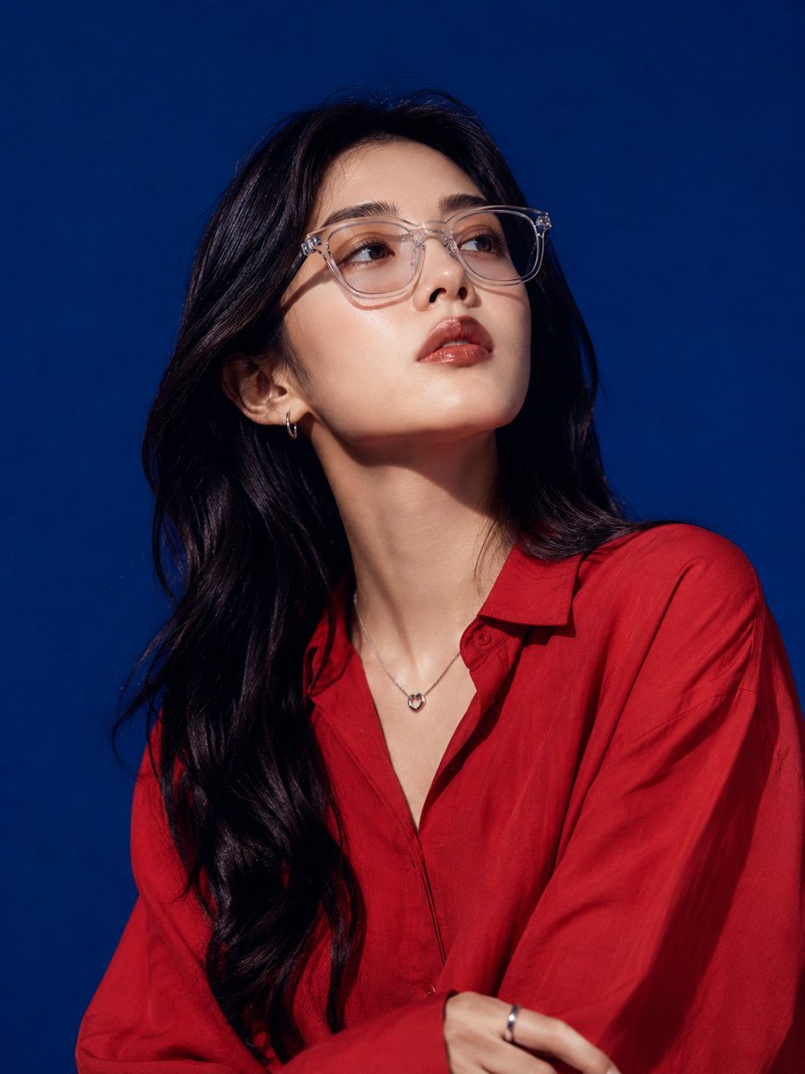 East Asian High-Fashion Studio Portrait - AI image template preview