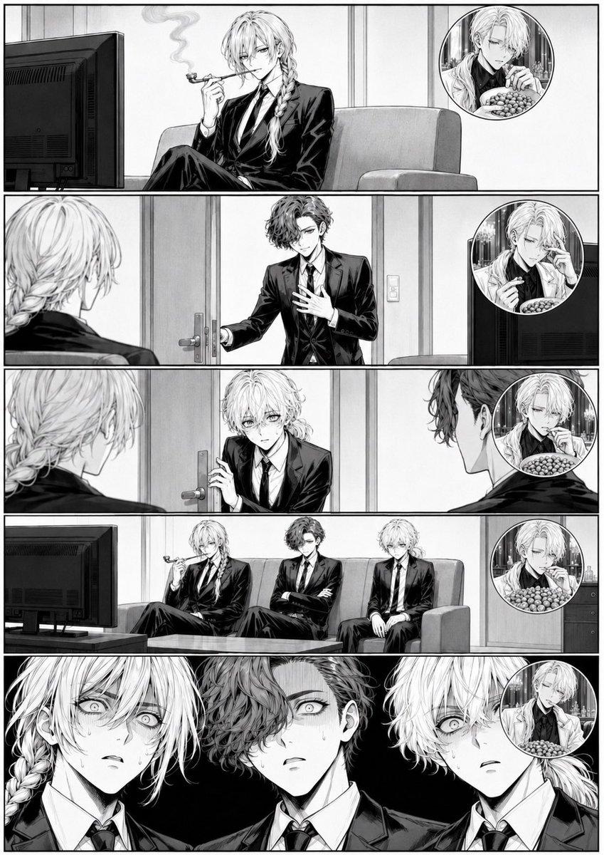 Censored Manga Page With Too Many Nuts - AI image template preview