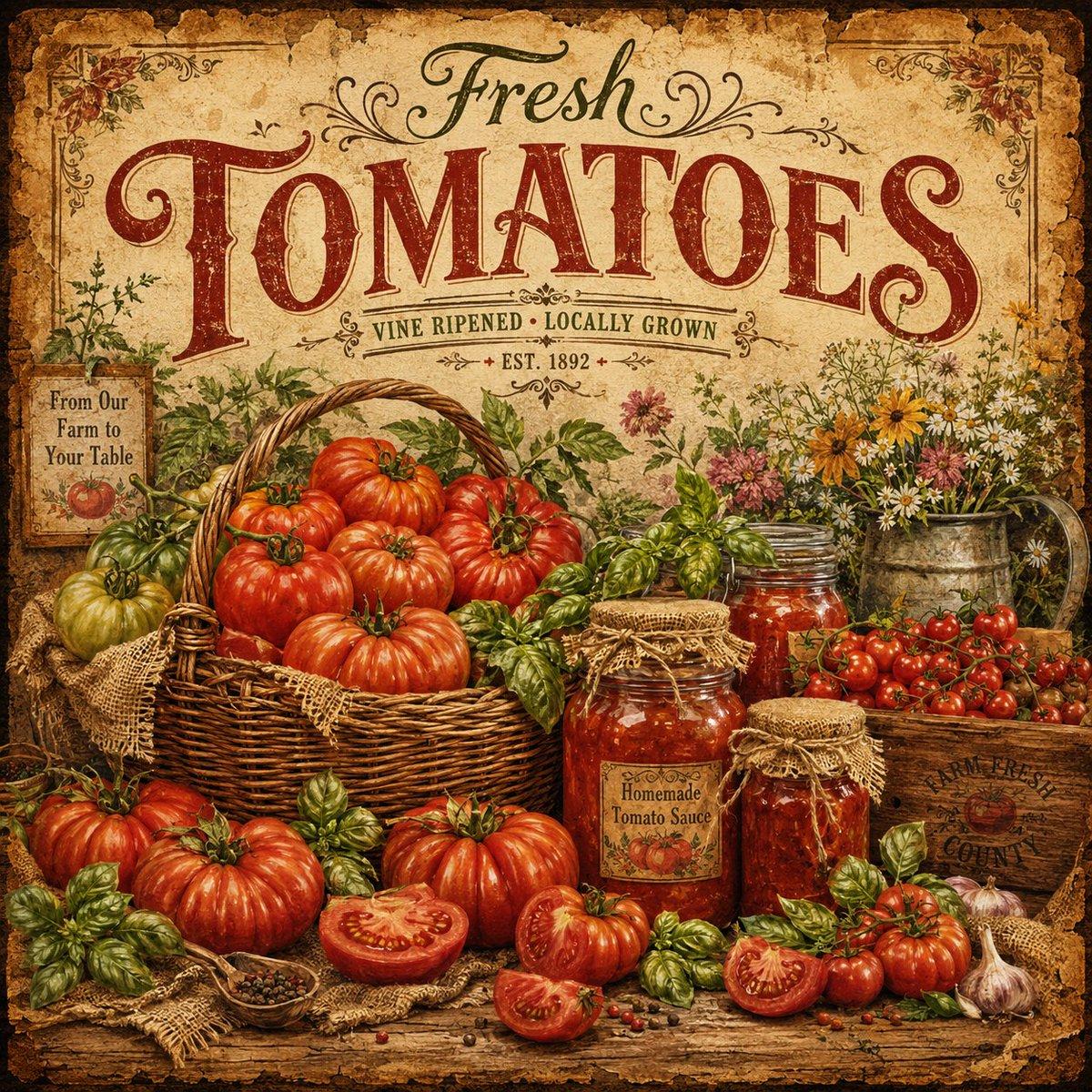 Vintage Rustic Farmers Market Poster preview