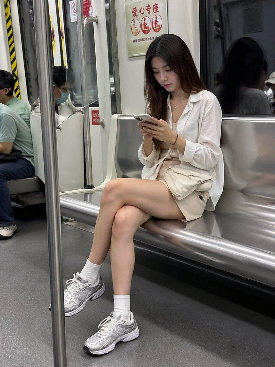 Candid Subway Smartphone Photography - AI image template preview