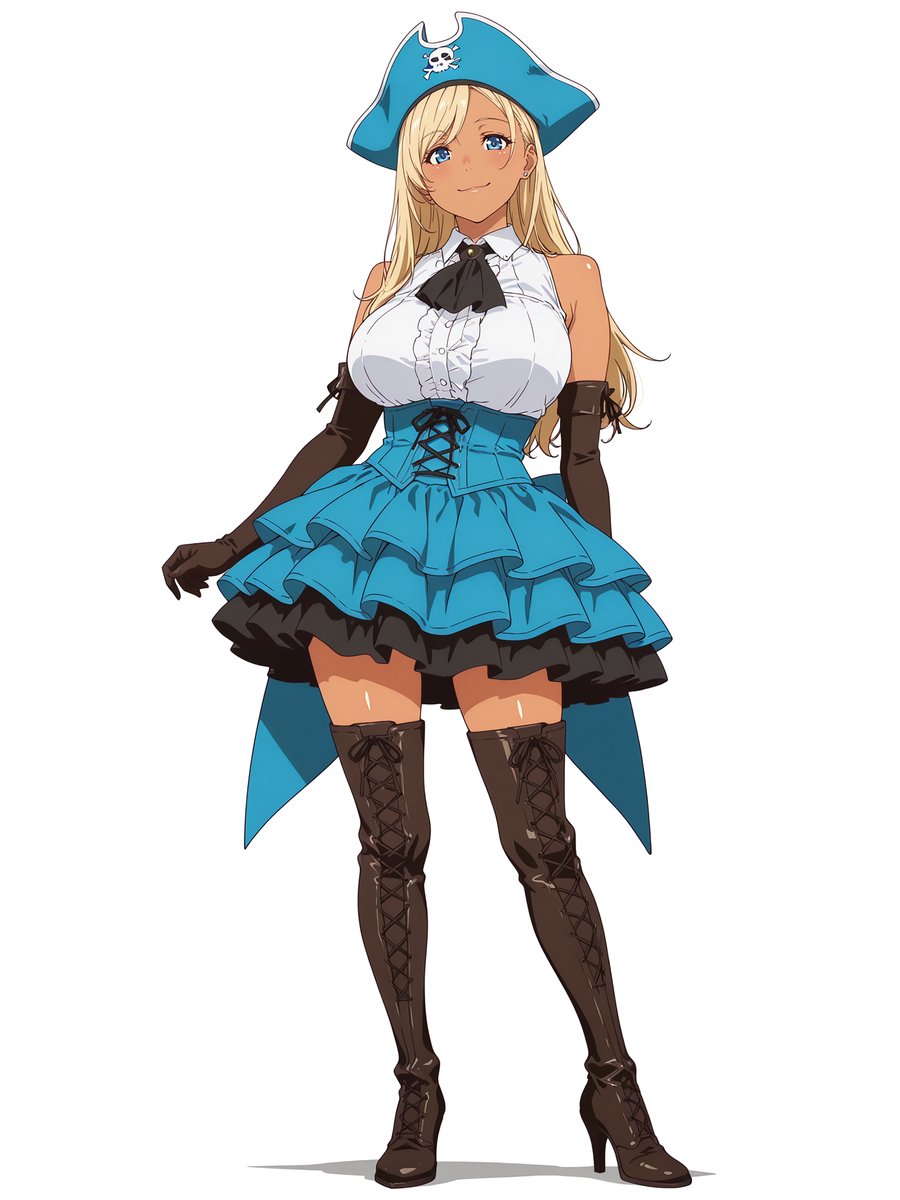 Pirate Idol Costume Character - AI image template preview