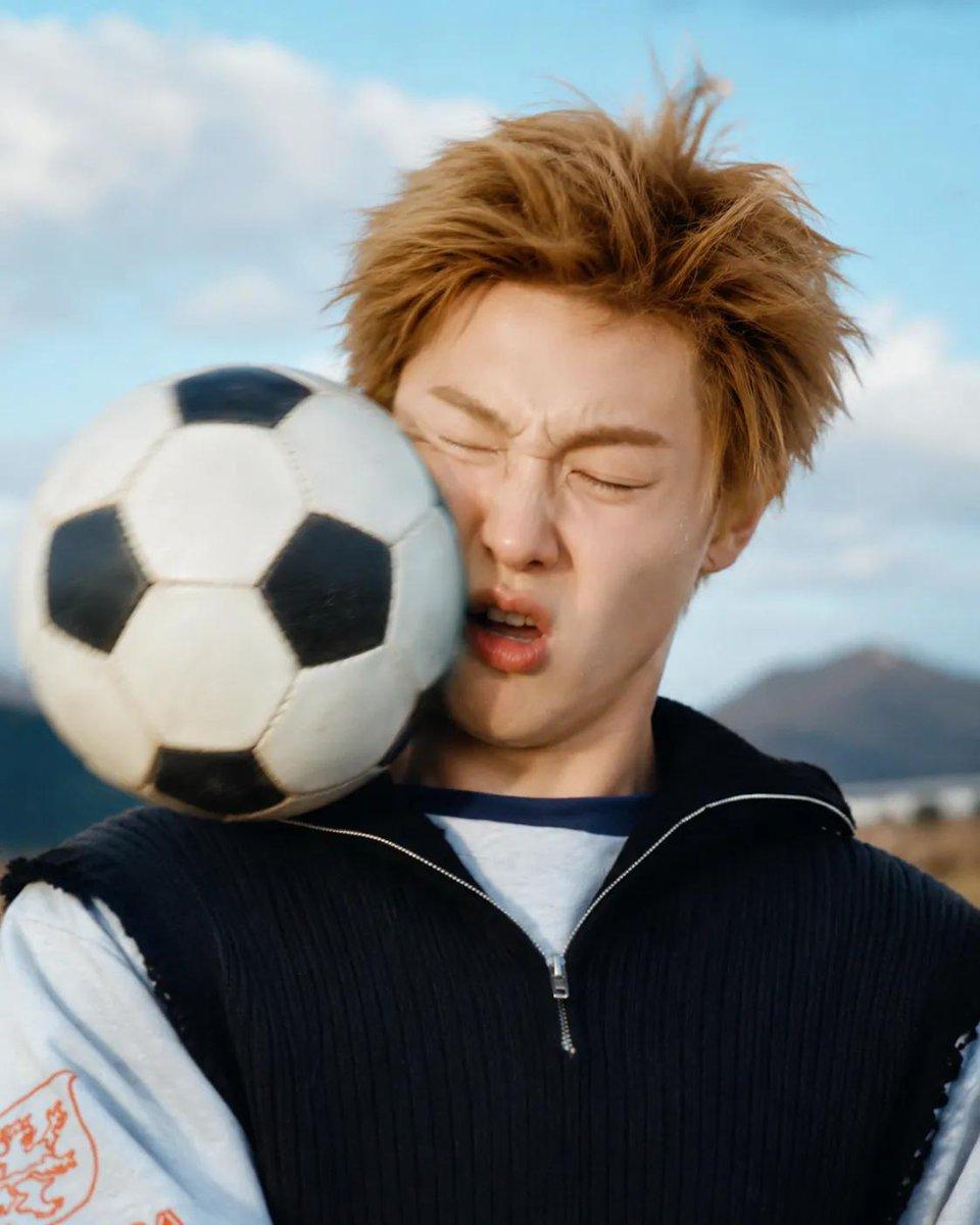 Soccer Ball Impact Action Shot - AI image template preview