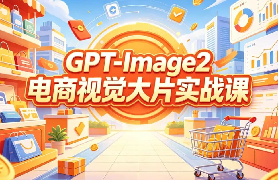 GPT-Image2 E-Commerce Course Banner - AI image template preview