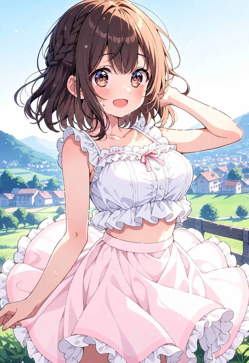 Censored Anime Girl Portrait - AI image template preview