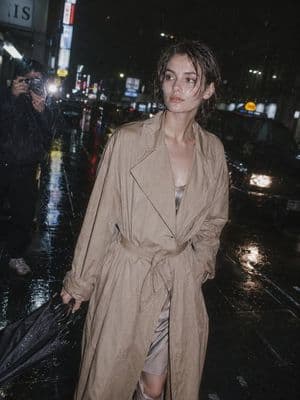 90s Editorial Paparazzi Street Photography - AI image template preview