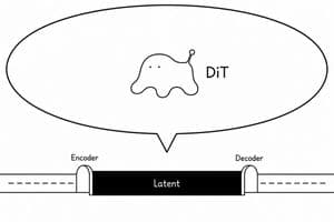 DiT Parasite in Autoencoder Latent Diagram - AI image template preview