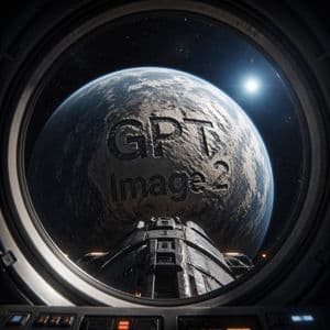 GPT Image 2 Space Porthole - AI image template preview