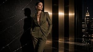 Noir Luxury Fashion Editorial - AI image template preview