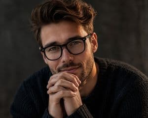 Masculine Contemplative Editorial Portrait preview