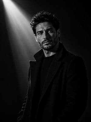 Minimalist Cinematic Studio Portrait - AI image template preview