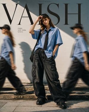Fashion Editorial with Motion Clones - AI image template preview