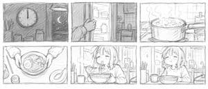 Pencil Sketch Storyboard Sketch - AI image template preview