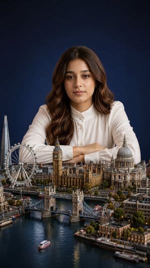 Miniature London City Portrait preview