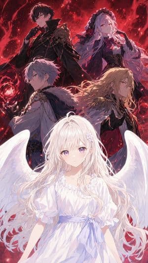 Angel Surrounded by Four Villains preview