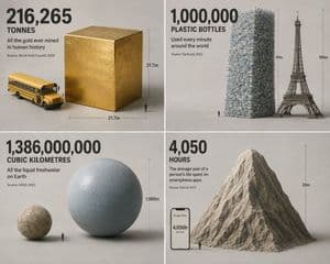 Isometric Statistic Visualization Render - AI image template preview