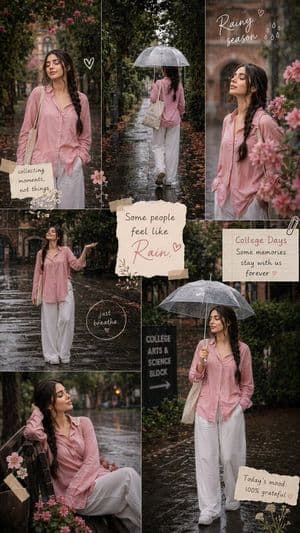 Rainy Season Pinterest Moodboard preview