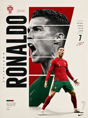 Modern Sports Graphic Poster Design - AI image template preview